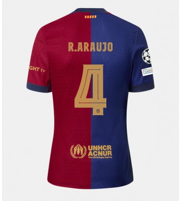 Barcelona Ronald Araujo #4 Replika Hjemmebanetrøje 2024-25 Kortærmet